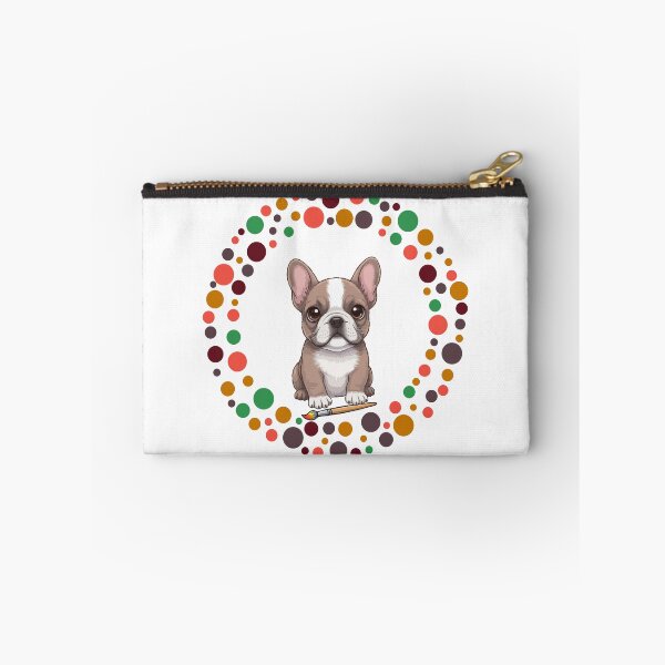Artikelvorschau, Feiern Sie den Dot Day mit meiner französischen Bulldogge | Bunte Hundekunst entworfen und verkauft von The Real Life Symphony.