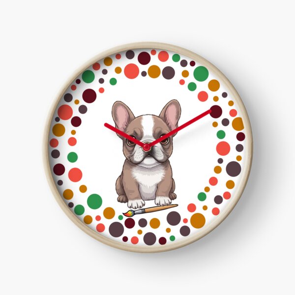 Artikelvorschau, Feiern Sie den Dot Day mit meiner französischen Bulldogge | Bunte Hundekunst entworfen und verkauft von The Real Life Symphony.