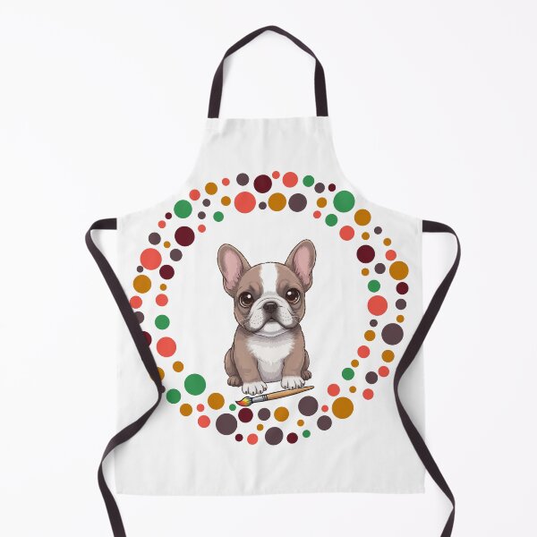 Artikelvorschau, Feiern Sie den Dot Day mit meiner französischen Bulldogge | Bunte Hundekunst entworfen und verkauft von The Real Life Symphony.