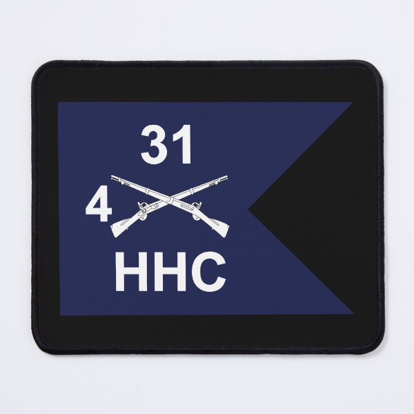 Item preview, Army - HHC,  4th Battalion, 31st Infantry Regiment - Guidon X 300 designed and sold by Military Insignia Products.