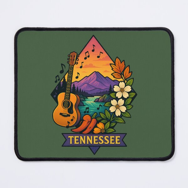 Item preview, Tennessee – Music, Mountains, and Southern Tradition designed and sold by Ahau Designs.
