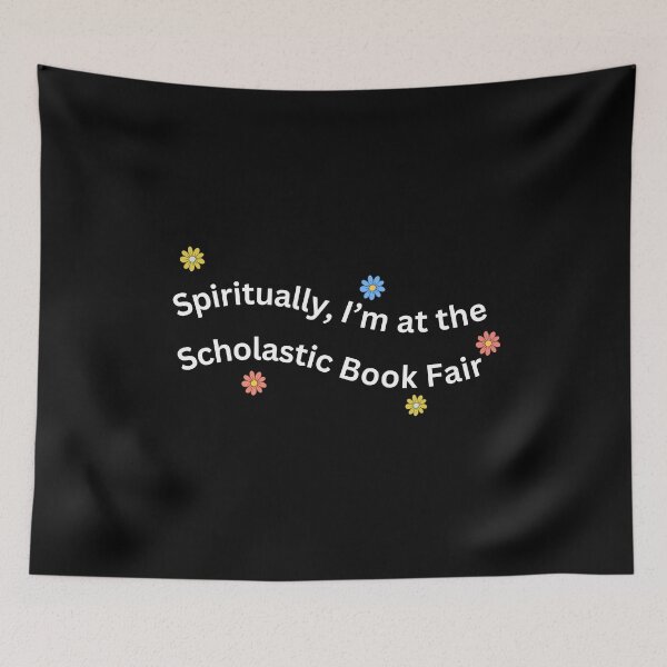 Item preview, Spiritually I’m at the Scholastic Book Fair Tee Bookish Nostalgia Reader Gift designed and sold by MotivaChic.