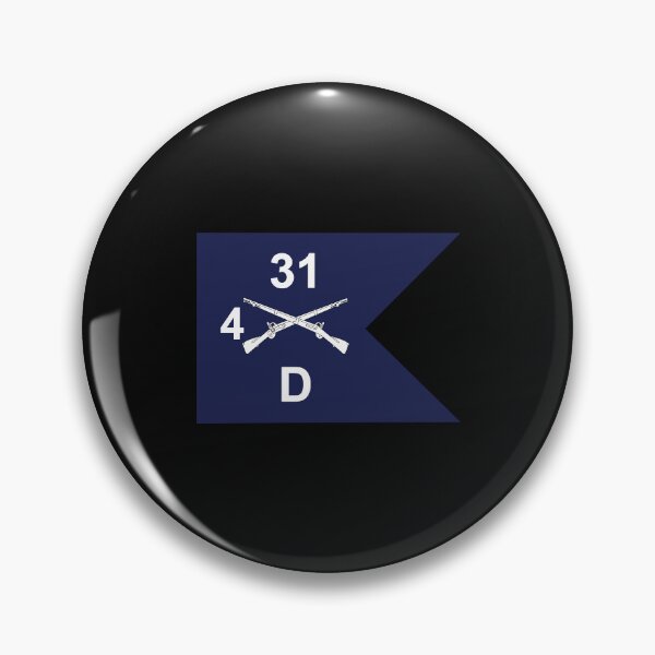 Item preview, Army - Delta Company, 4th Battalion, 31st Infantry Regiment - Guidon X 300 designed and sold by Military Insignia Products.