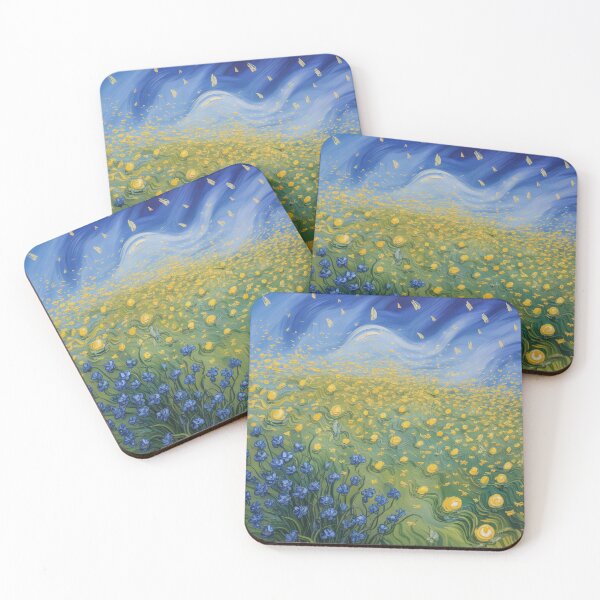 Item preview, Firefly flight,style Van Gogh. designed and sold by elegantpaterns.