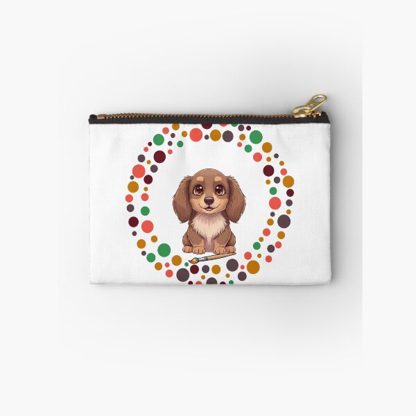 Artikelvorschau, Feiern Sie den Dot Day mit meinem Dackel | Bunte Hundekunst entworfen und verkauft von The Real Life Symphony.