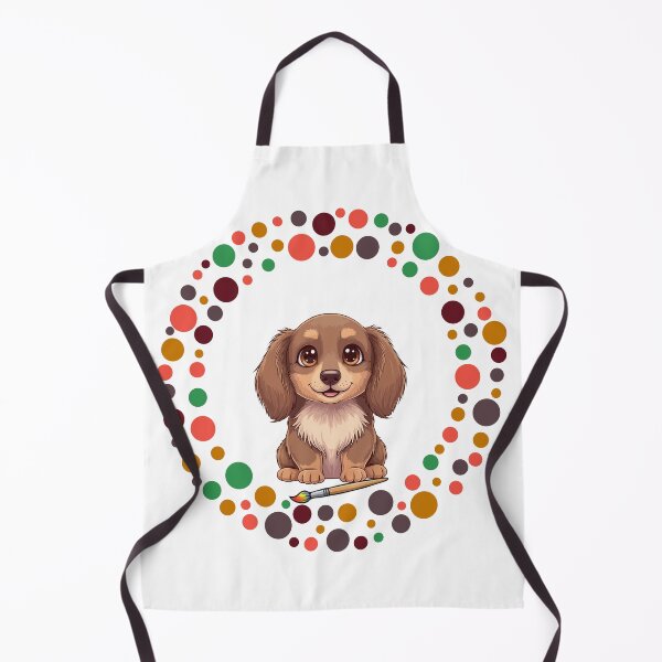 Artikelvorschau, Feiern Sie den Dot Day mit meinem Dackel | Bunte Hundekunst entworfen und verkauft von The Real Life Symphony.