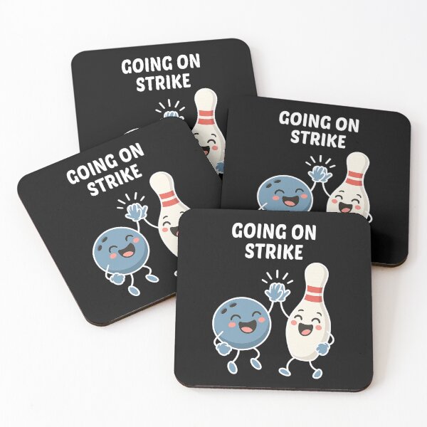 Item preview, Funny Bowling Going on Strike designed and sold by EstelleStar.