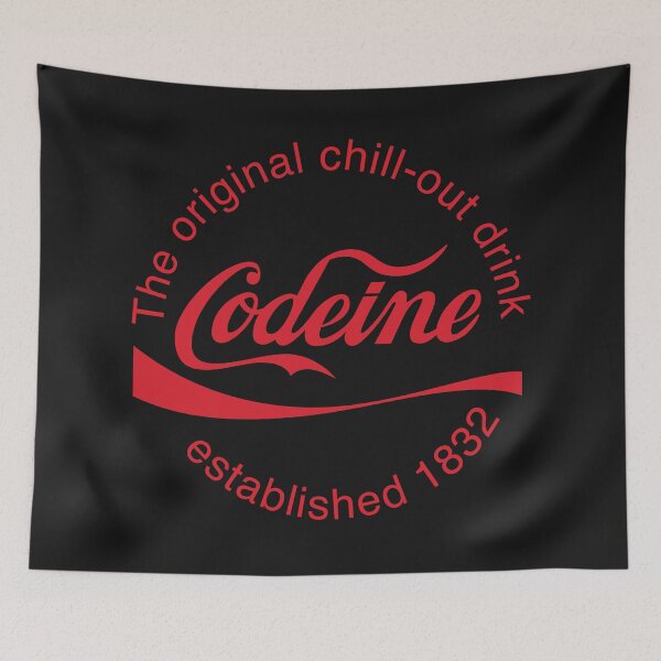 Item preview, Codeine Retro Slogan Shirt | Vintage Graphic Tee RED designed and sold by bembureda.