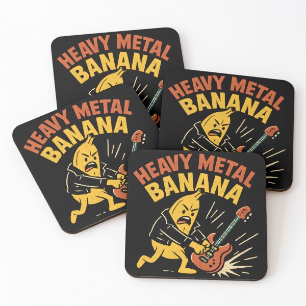 Item preview, Heavy Metal Banana designed and sold by Krossgor.