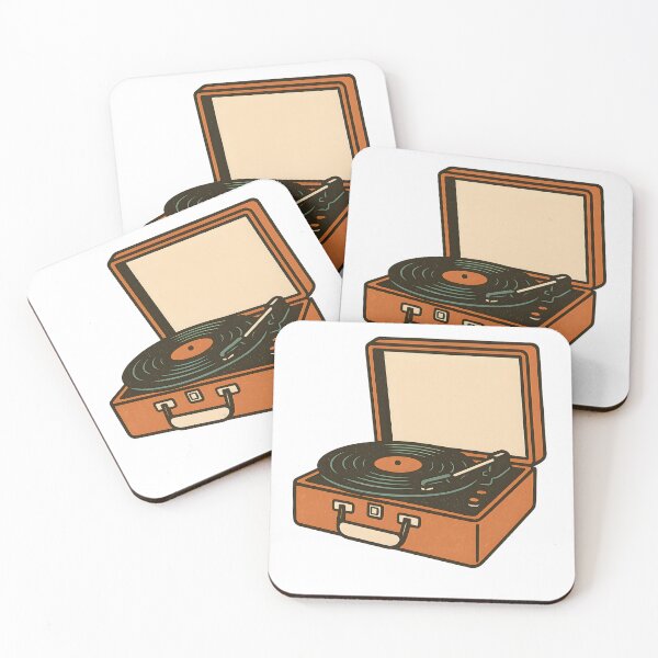 Item preview, Vintage Vinyl Record Player – Retro Music Design designed and sold by Sztuboo.