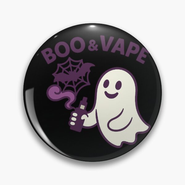 Item preview, Boo & Vape – Cute Ghost Halloween Vape Design designed and sold by House of Taste Designs.