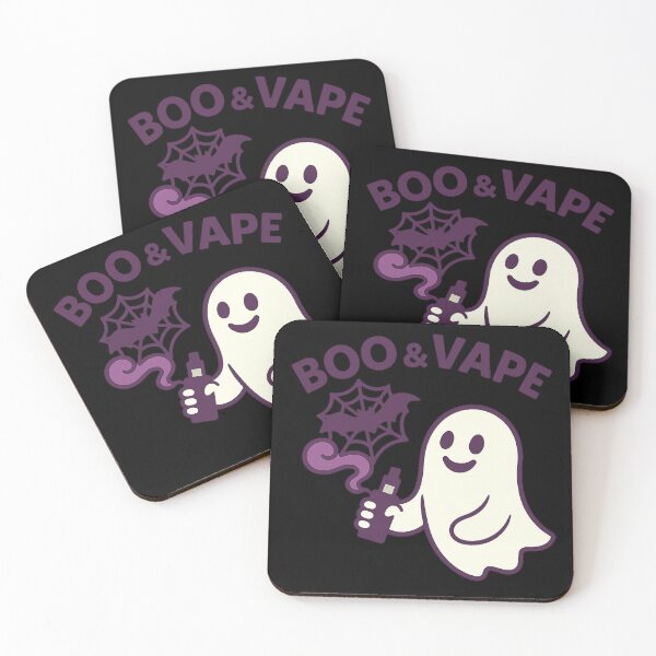 Item preview, Boo & Vape – Cute Ghost Halloween Vape Design designed and sold by House of Taste Vape Designs.