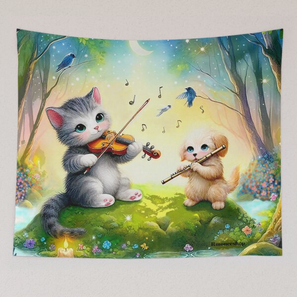 Item preview, Woodland Duet designed and sold by rmoneeshop.
