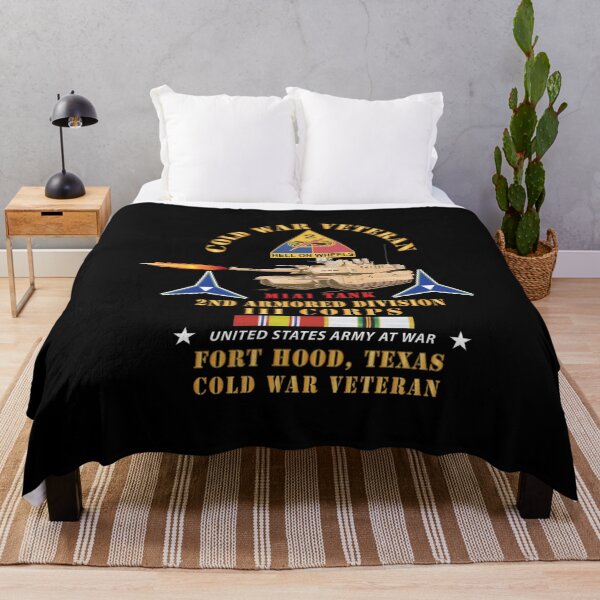 Item preview, Army - Cold War Vet - 2nd Armored Division - Ft Hood, TX  - M1A1 Firing  w COLD SVC designed and sold by Military Insignia Products.