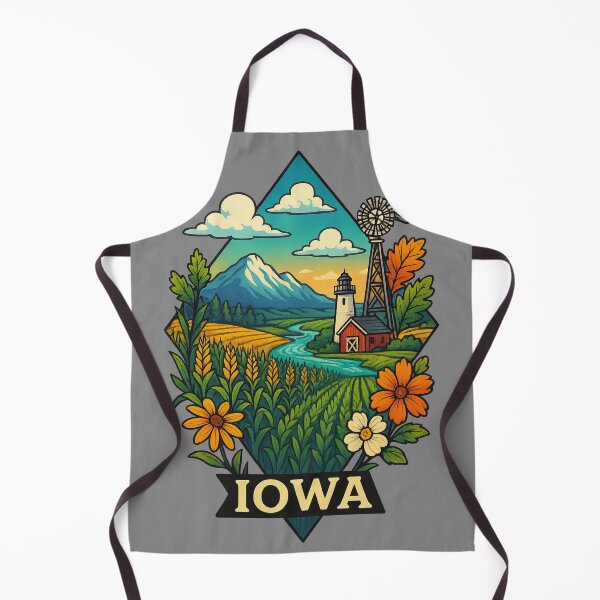 Item preview, Iowa – Farms, cornfields, and rural life designed and sold by Ahau Designs.
