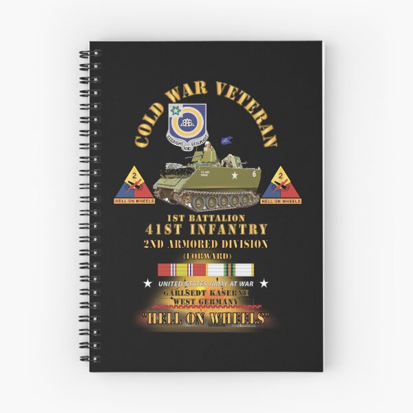 Item preview, Army - Cold War Vet - 1st Bn 41st Infantry - 2nd AR Div - Garlstedt, FRG - M113 APC  - Hell on Wheels w COLD SVC designed and sold by Military Insignia Products.