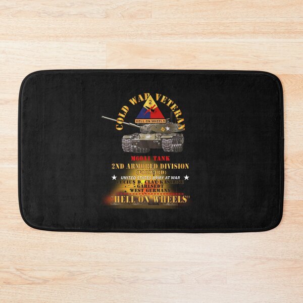 Item preview, Army - Cold War Vet -  2nd Armored Division  - Garlstedt, Germany - M60A1 Tank  - Hell on Wheels w Fire X 300 designed and sold by Military Insignia Products.