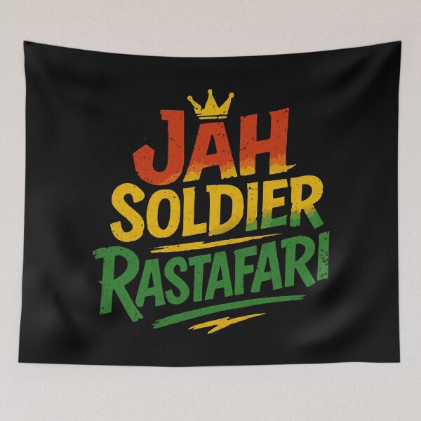 Item preview, Jah Soldier Rastafari designed and sold by SavvyEarth.