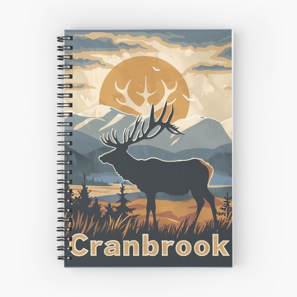 Item preview, Cranbrook British Columbia Elk Landscape Cranbrook BC Wildlife Poster, Canada Nature Design designed and sold by meganohm.