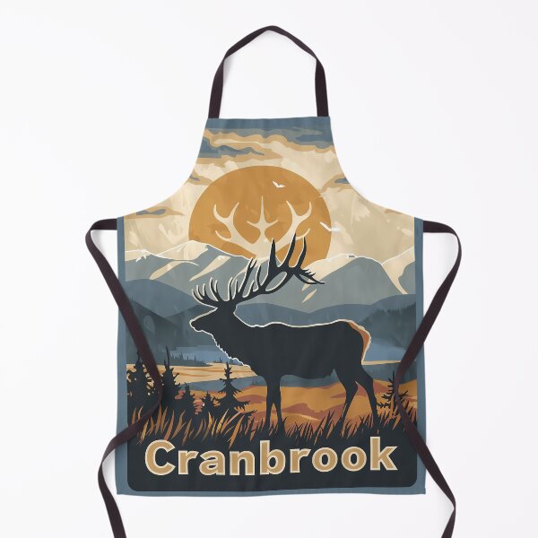 Item preview, Cranbrook British Columbia Elk Landscape Cranbrook BC Wildlife Poster, Canada Nature Design designed and sold by meganohm.