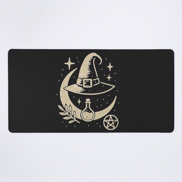 Artikelvorschau, Mystical Moon – Minimalistisches Witchcore-Design mit okkulten Symbolen, Tarotkarte und heidnischen Witchy Vibes entworfen und verkauft von MystiMagica.