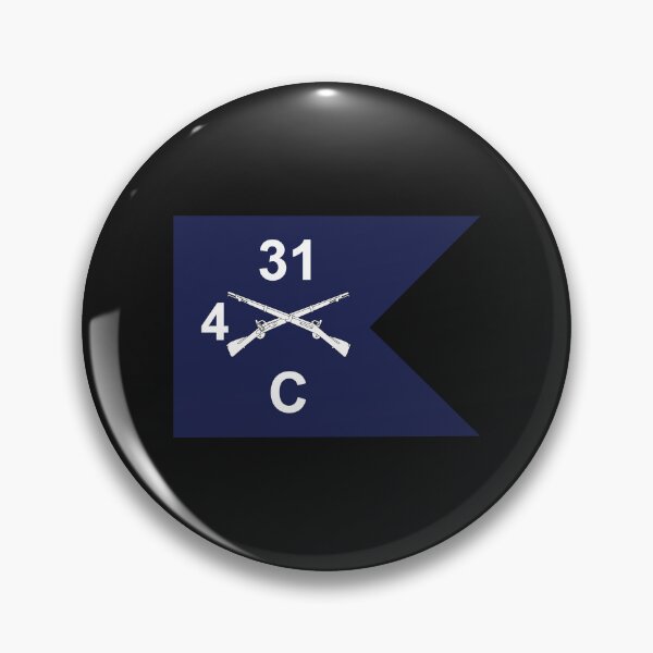 Item preview, Army - Charlie Company, 4th Battalion, 31st Infantry Regiment - Guidon X 300 designed and sold by Military Insignia Products.