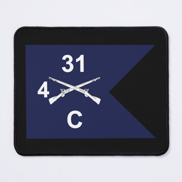 Item preview, Army - Charlie Company, 4th Battalion, 31st Infantry Regiment - Guidon X 300 designed and sold by Military Insignia Products.