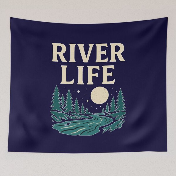 Item preview, River Life & Nature Graphic – Adventure, Scenic Outdoors & Wildlife designed and sold by MystiMagica.