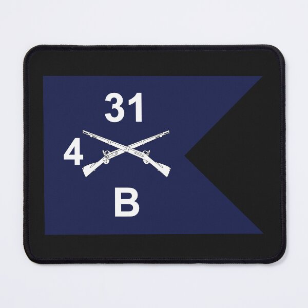 Item preview, Army - Bravo Company, 4th Battalion, 31st Infantry Regiment - Guidon X 300 designed and sold by Military Insignia Products.