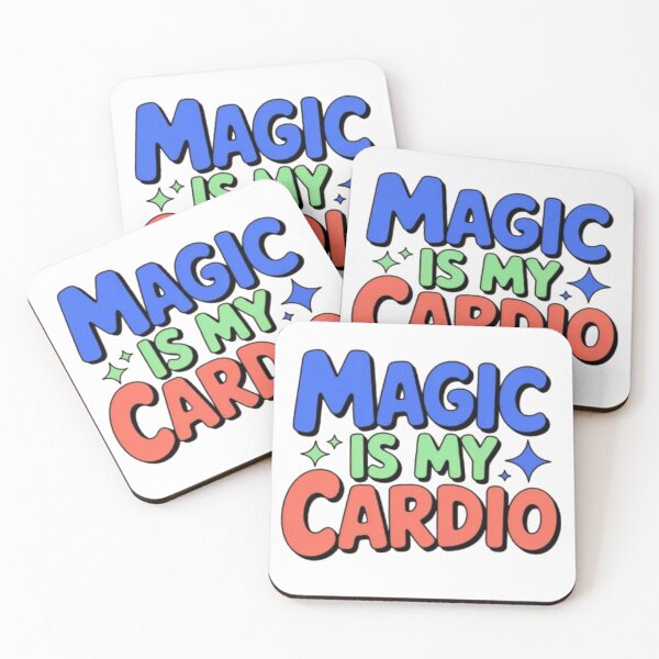 Item preview, Magic Is My Cardio Funny quote and gym joke Fitness humour designed and sold by MystiMagica.
