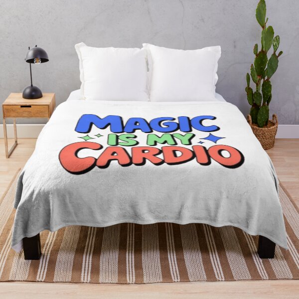 Item preview, Magic Is My Cardio Funny quote and gym joke Fitness humour designed and sold by MystiMagica.