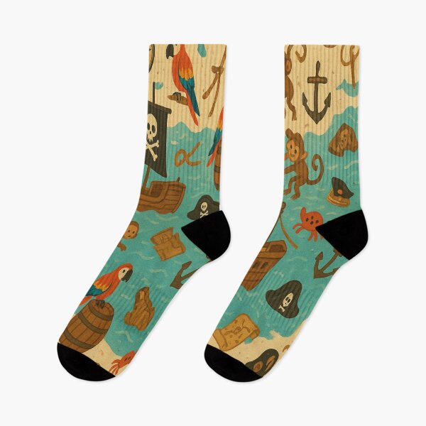 Item preview, Playful Pirate Animals on the Beach designed and sold by Furbulous Faces.