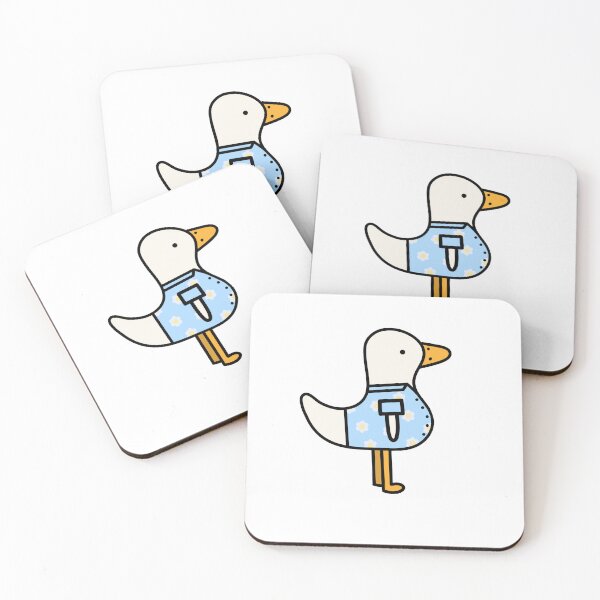 Item preview, Duck with Hawaiian Blue Shirt designed and sold by Red2x4.