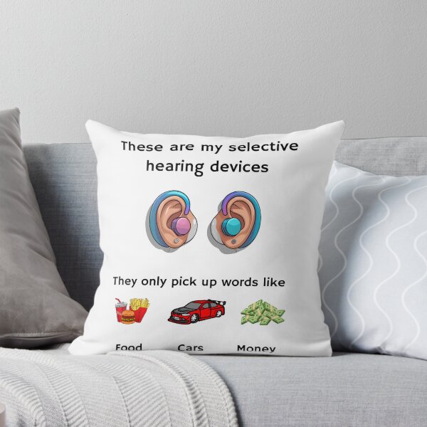 Item preview, Selective Hearing Funny Words Shirt designed and sold by GlowinColor25.