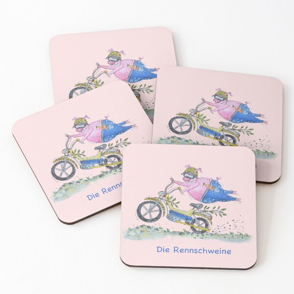 Item preview, The racing pigs blue designed and sold by MoSiArts.