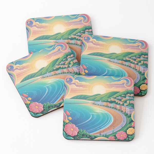 Item preview, city of Gelendzhik in a hypnotic, dreamlike style.  designed and sold by Lilashakti ⭐️ ⭐️ ⭐️ ⭐️ ⭐️.