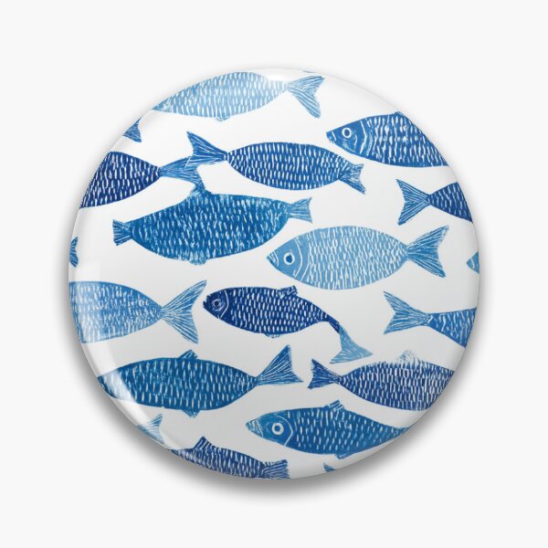 Item preview, Blue Sardine Pattern | Nautical Fish Seamless Design designed and sold by theuniqueprojectart.