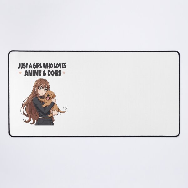 Item preview, Just a Girl Who Loves Anime & Dogs | Labrador Retriever Lovers designed and sold by The Real Life Symphony.