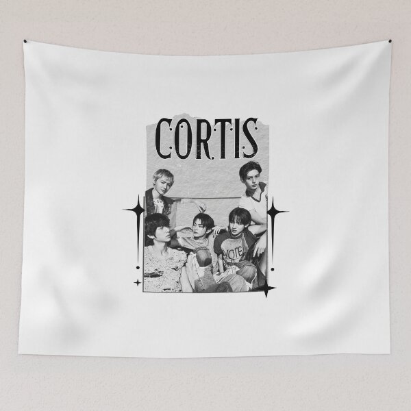 Item preview, CORTIS Kpop Boy Group Scrapbook Collage Cozy Y2K Vintage Design designed and sold by HELL0WBELLO.