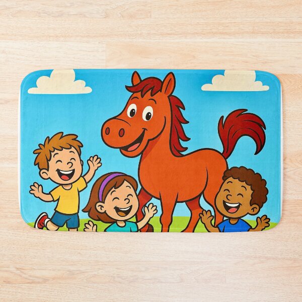 Item preview, Children and the Red Horse designed and sold by Steffani Lehmann.