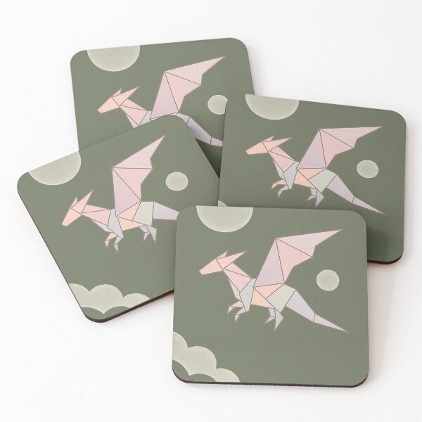 Item preview, Pastel Origami Dragon designed and sold by Zoologybestiary.