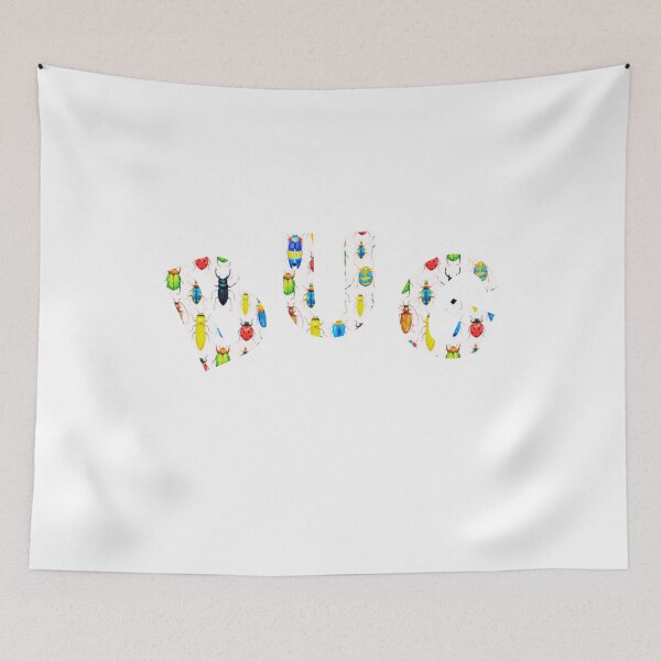 Item preview, Colorful BUG Typography - Insect and Beetle Pattern Design designed and sold by Colorful-Garden.