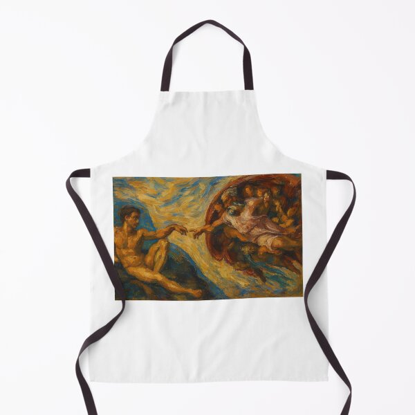 Item preview, Michelangelo’s Creation of Adam Fresco – Classic Artwork Reimagined designed and sold by TheAbayArt.