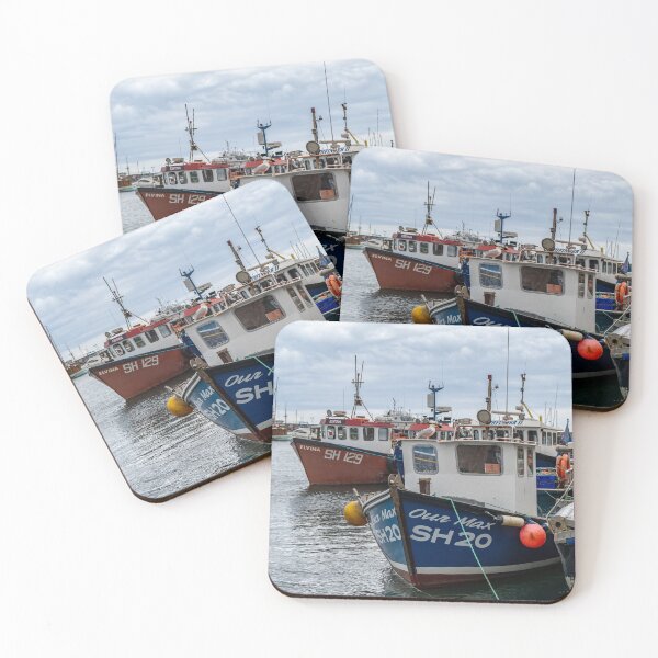 Item preview, Fishing boats in the harbour designed and sold by yackers1.