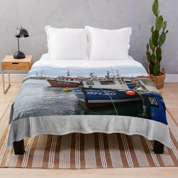 Item preview, Fishing boats in the harbour designed and sold by yackers1.