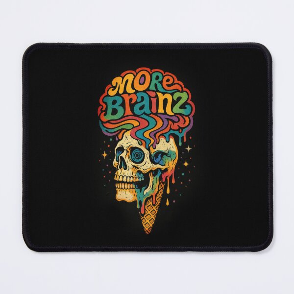 Item preview, Psychedelic Skull Ice Cream More Brainz designed and sold by Enea Kelo.