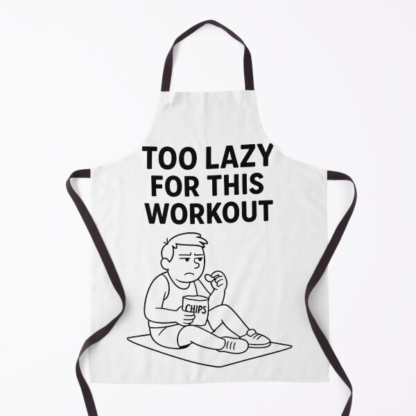 Item preview, Too Lazy for This Workout – Funny Fitness Parody designed and sold by jelonkaa.