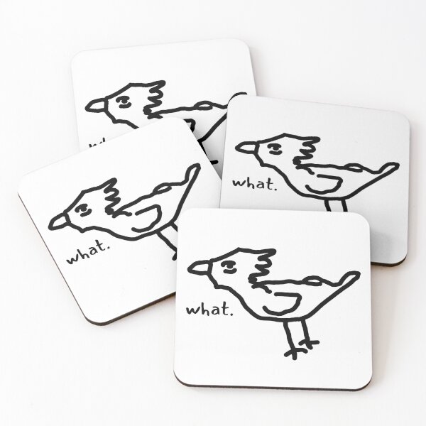 Item preview, "What" Bird designed and sold by FinleysDreamArt.