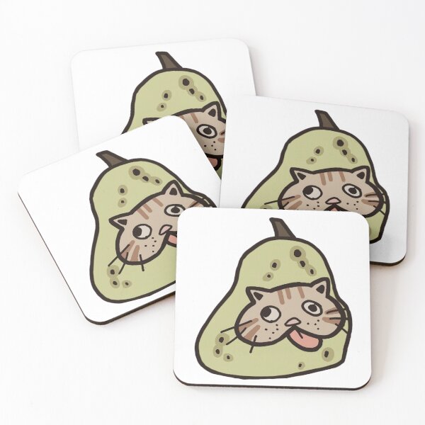 Item preview, Pear Cat HEAD designed and sold by mikamultimedia.