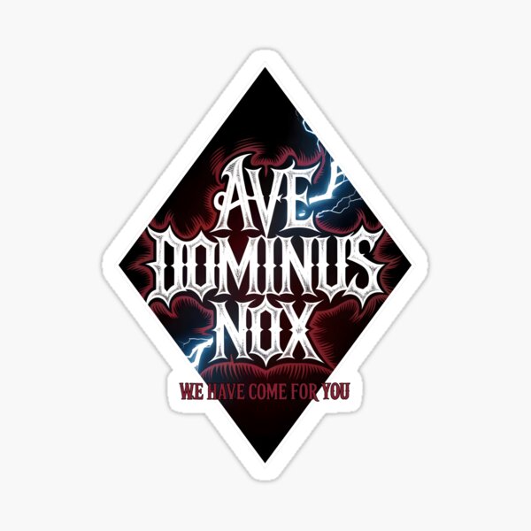 Ave Dominus Nox patch Sticker